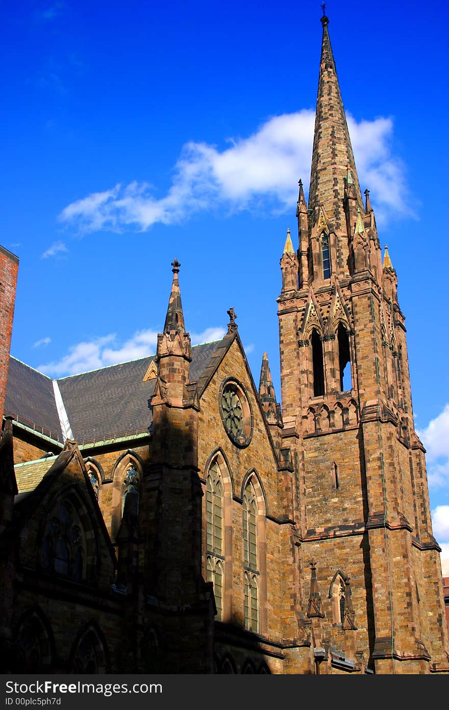 Copley Square is an area of the Back Bay district of Boston. The Boston Public Library, Old South Church, Copley Trinity Church, and the John Hancock Tower are all arrayed around the square. Copley Square is an area of the Back Bay district of Boston. The Boston Public Library, Old South Church, Copley Trinity Church, and the John Hancock Tower are all arrayed around the square.