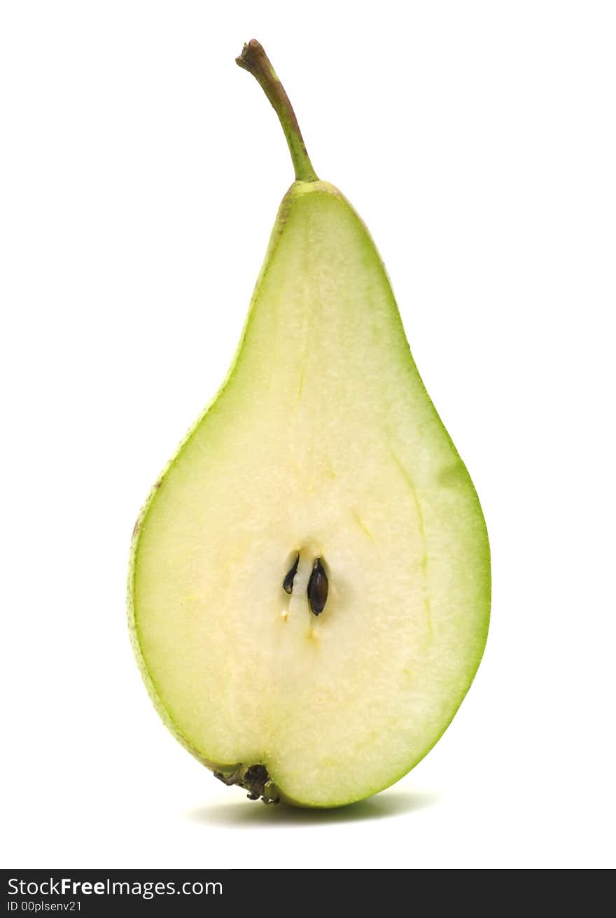 Slice fresh pear