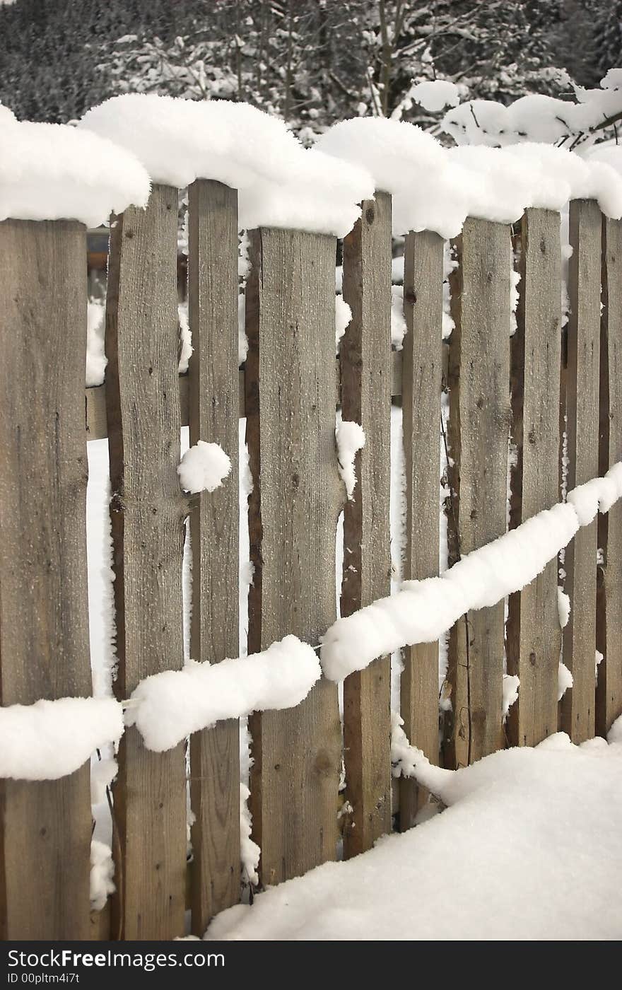 Frozen fence