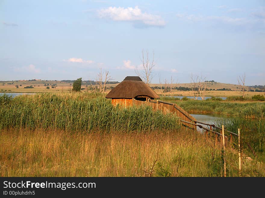 Safari Hut with ramp