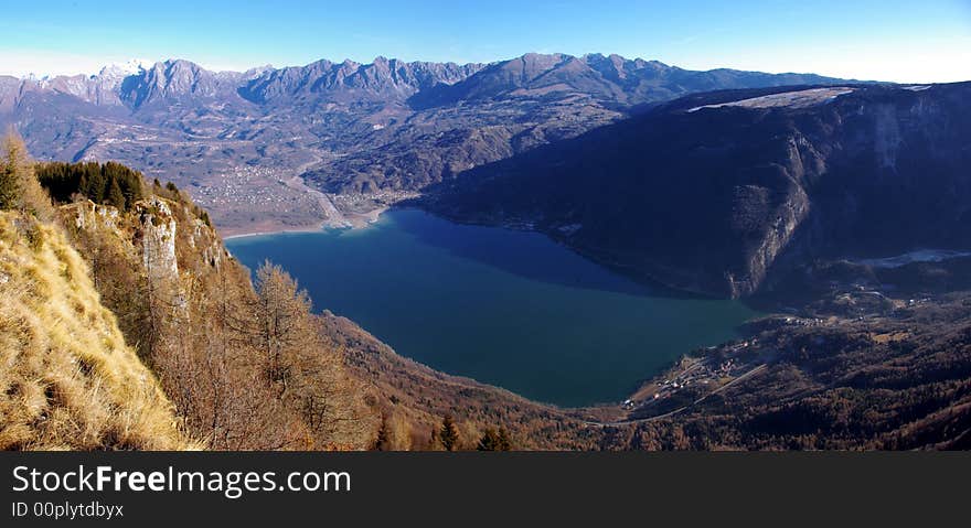 S.Croce Lake and Mountains