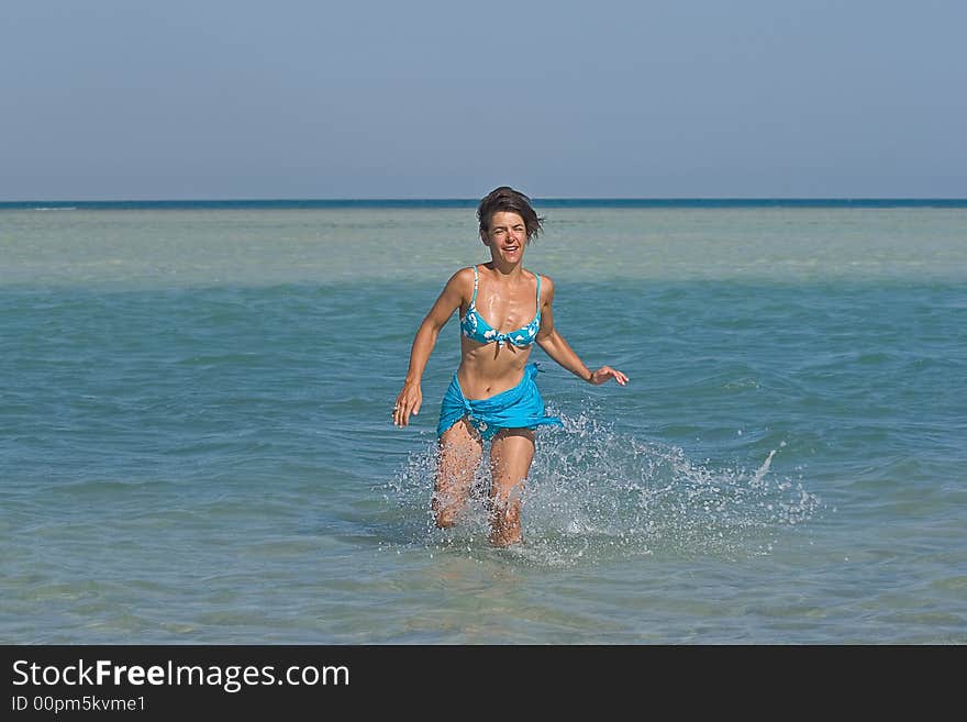 Woman In Water