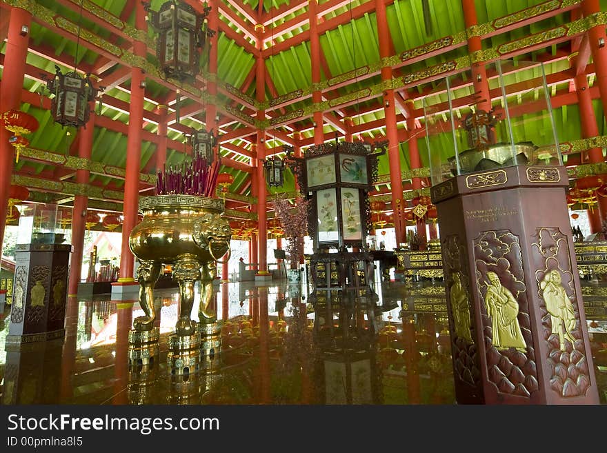 Buddha Temple Interior