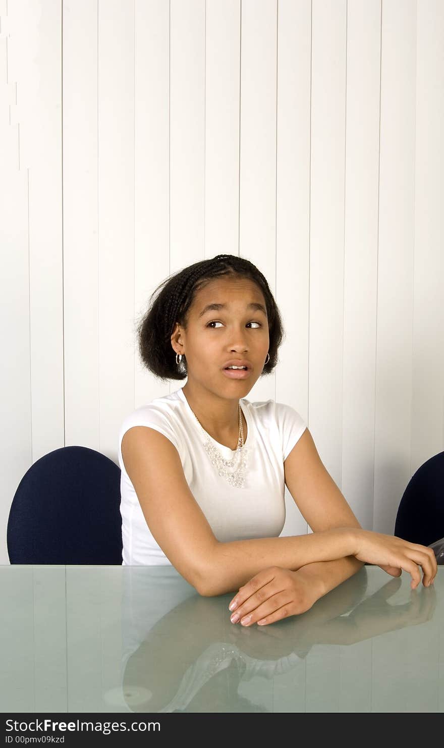 Sitting At The Desk