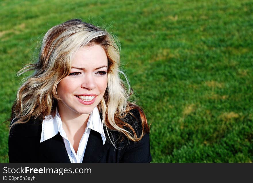 Portrait of a confident and successful businesswoman. Portrait of a confident and successful businesswoman