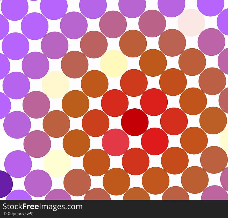 Colorful spot pattern on white for backdrops. Colorful spot pattern on white for backdrops