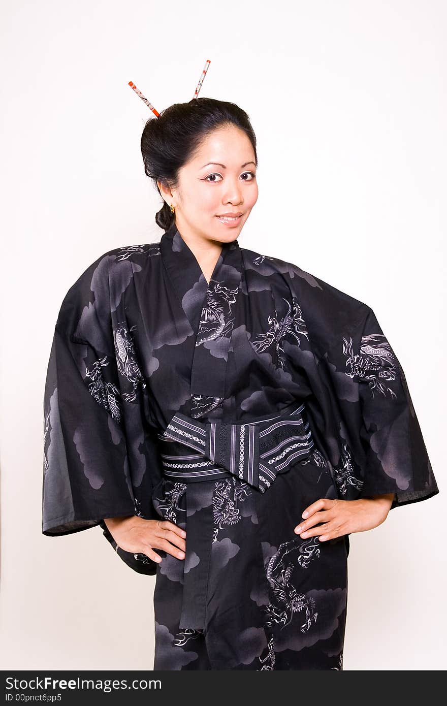 Asian girl smiling wearing fashion asian clothing. Asian girl smiling wearing fashion asian clothing.