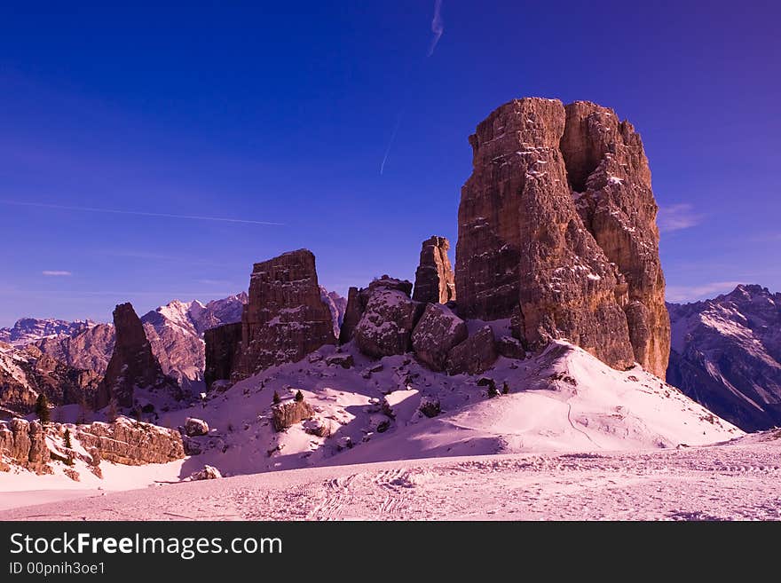 Cinque Torri Italy Dolomites