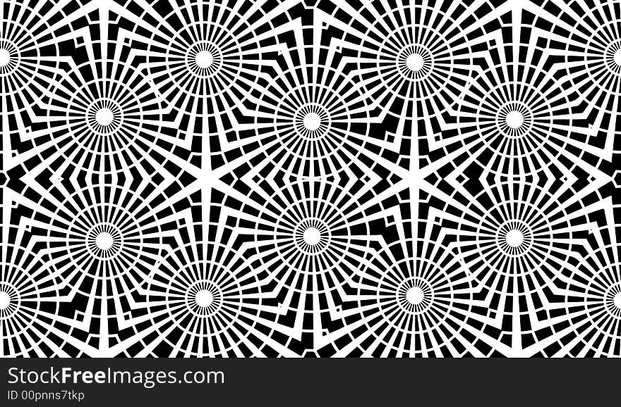 Abstract seamless black-and-white pattern - graphic illustration. Abstract seamless black-and-white pattern - graphic illustration