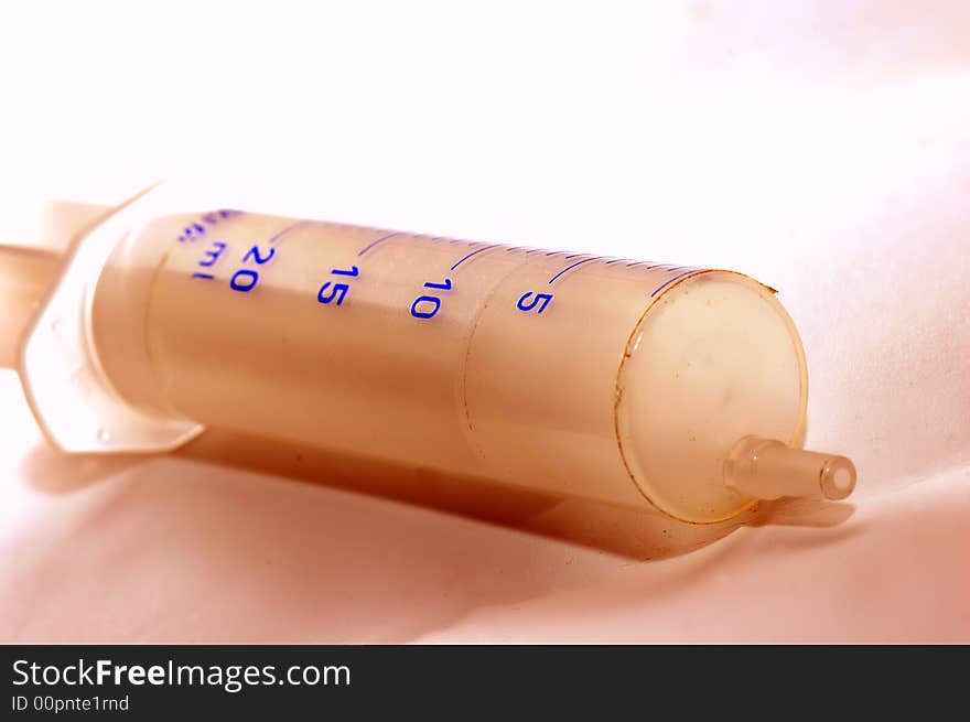 Syringe close-up