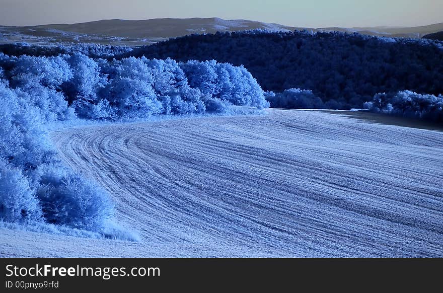 Landscape in infrared