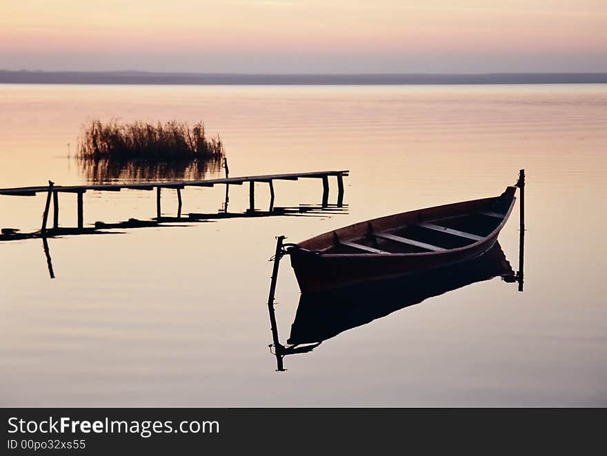 Sunset Boat