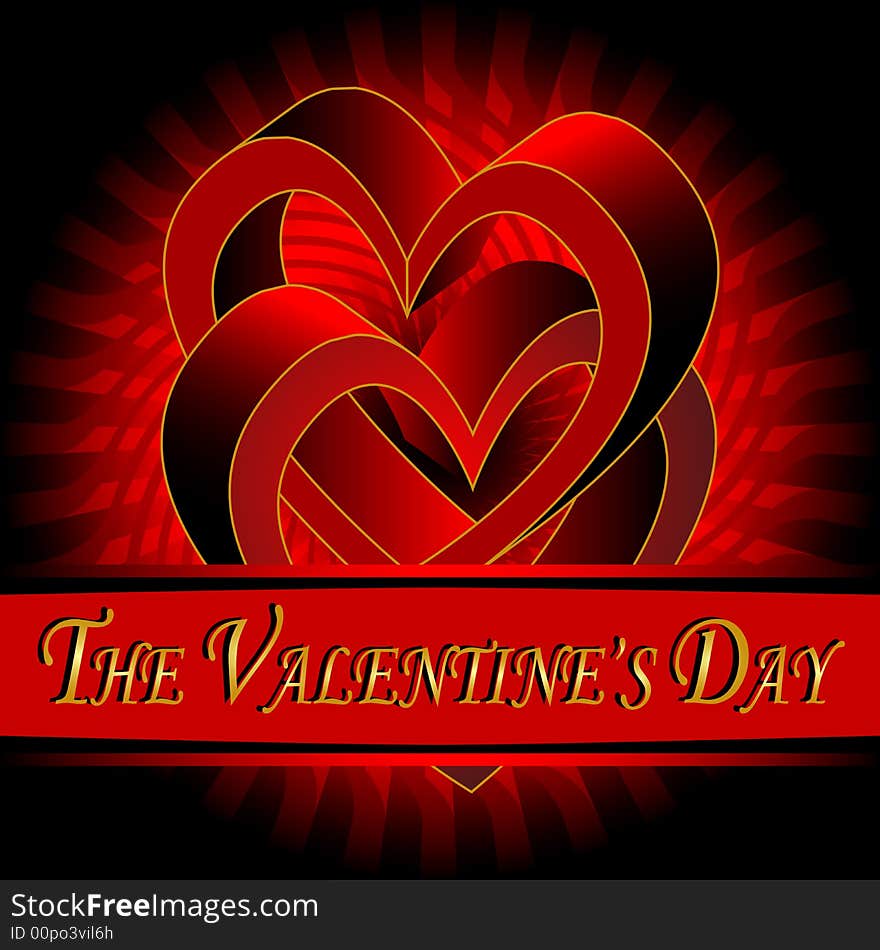 Abstract valentine illustration for design and background. Abstract valentine illustration for design and background.