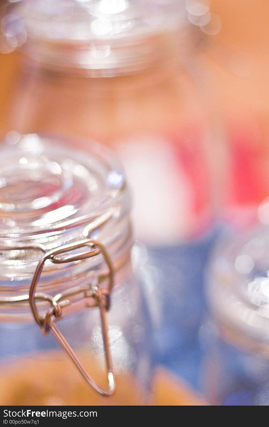 Glass jars