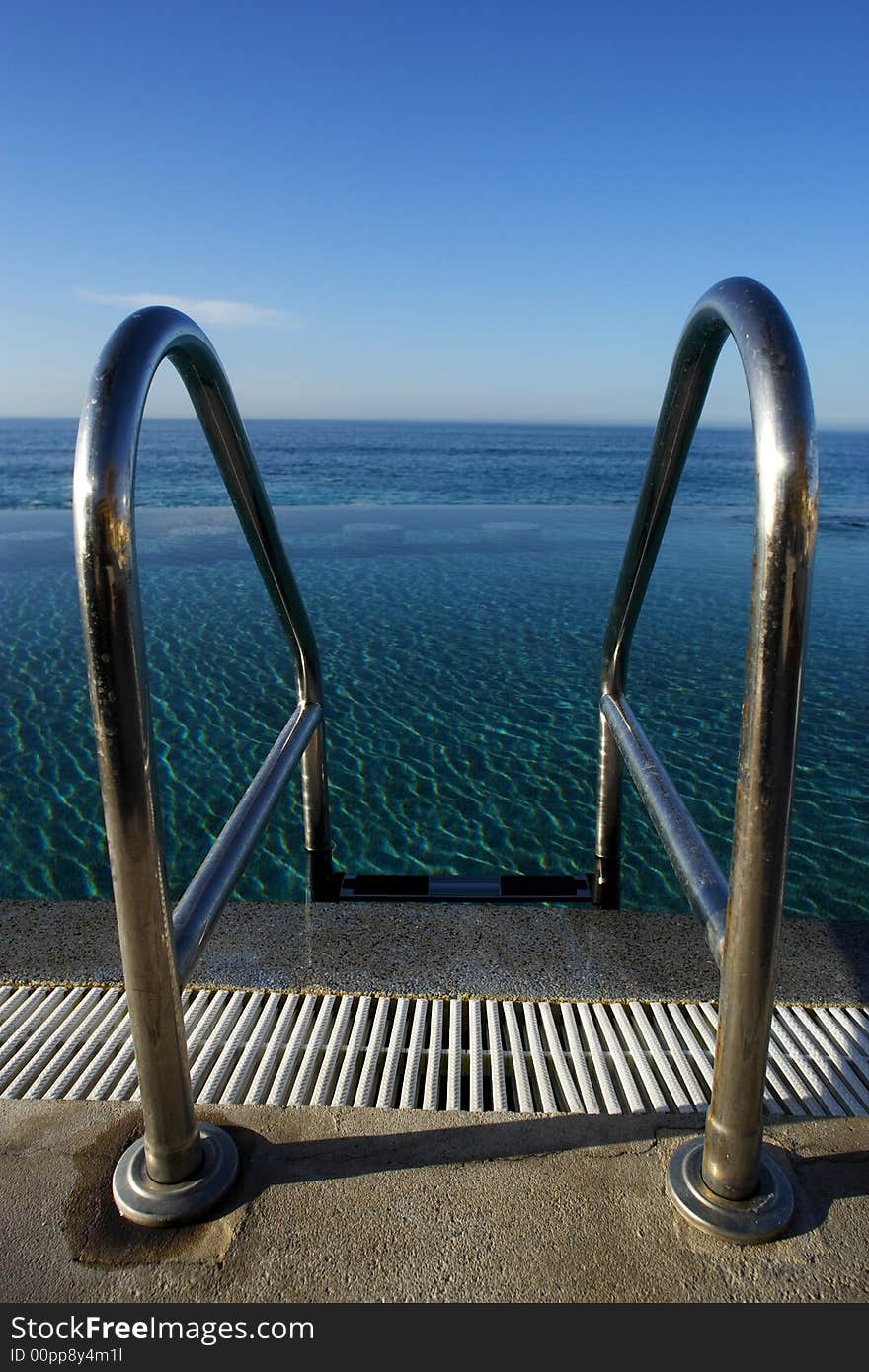 Infinity pool in Los Cabos in Mexico