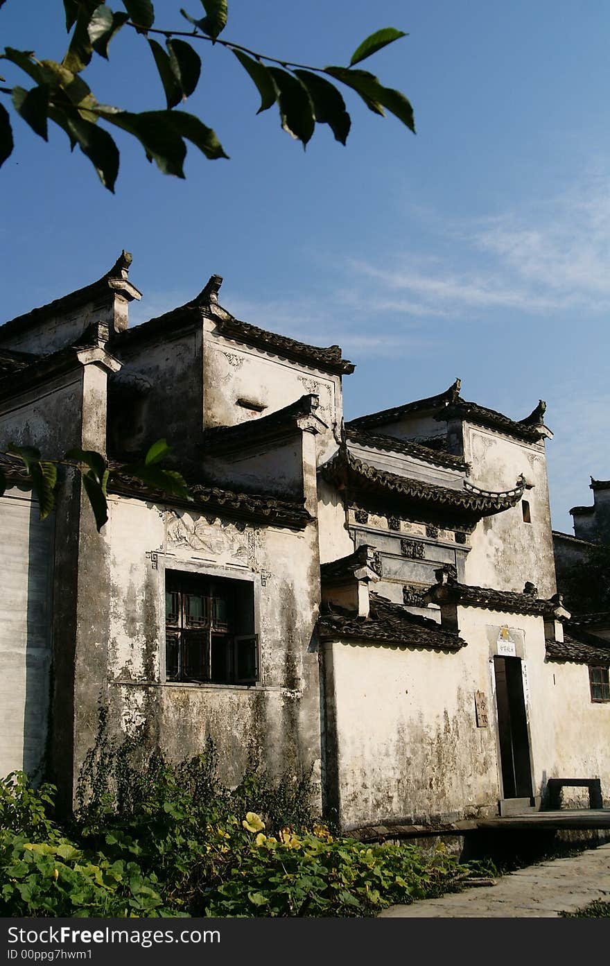 An ancient village named xidi, resident's home building. An ancient village named xidi, resident's home building