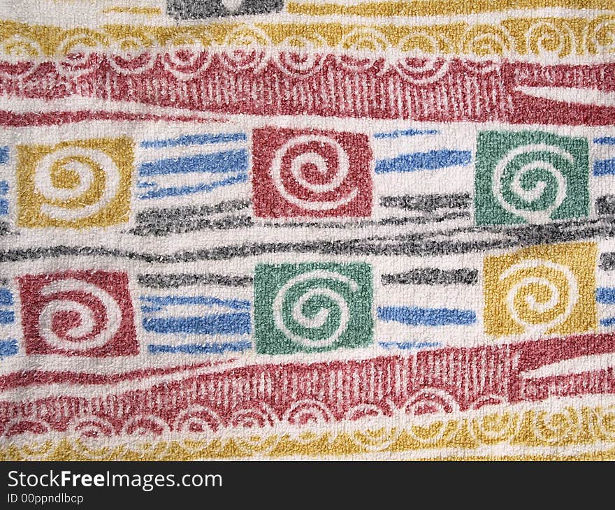 Patterned dish towel