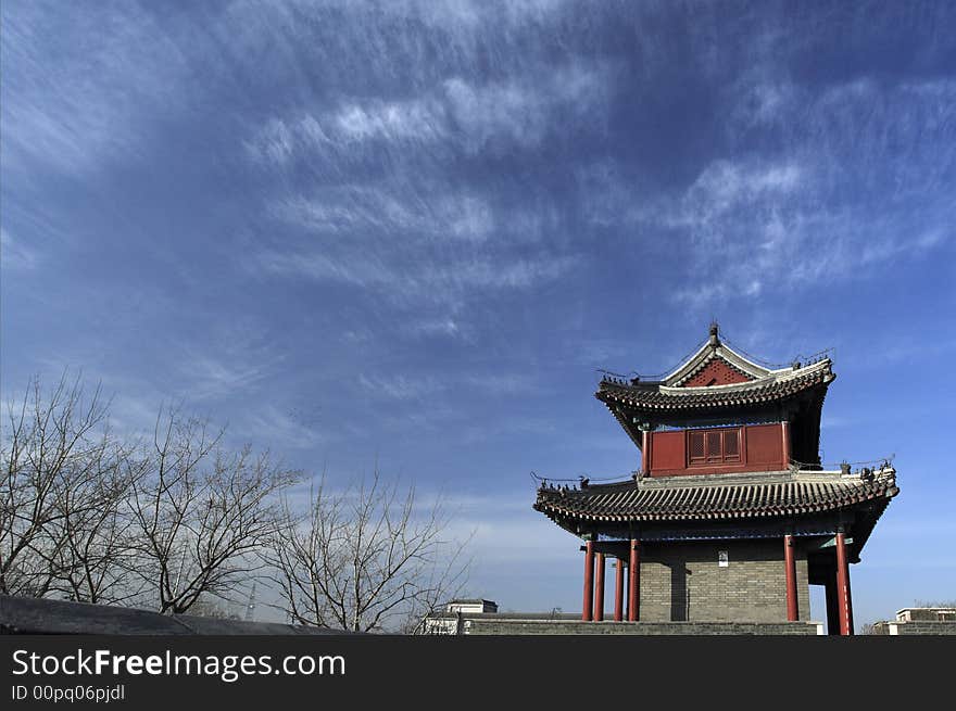 Pavilion over city gate