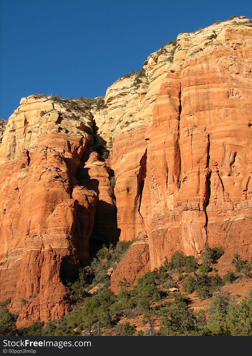 Close up of some of the oldest rock formations on earth. Sandstone, limestone and shale can be seen. Close up of some of the oldest rock formations on earth. Sandstone, limestone and shale can be seen.