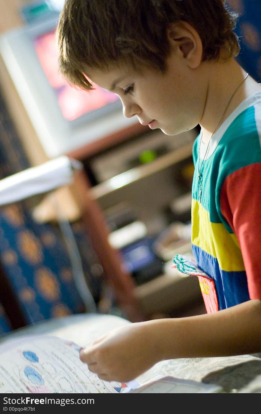 Boy With The Book