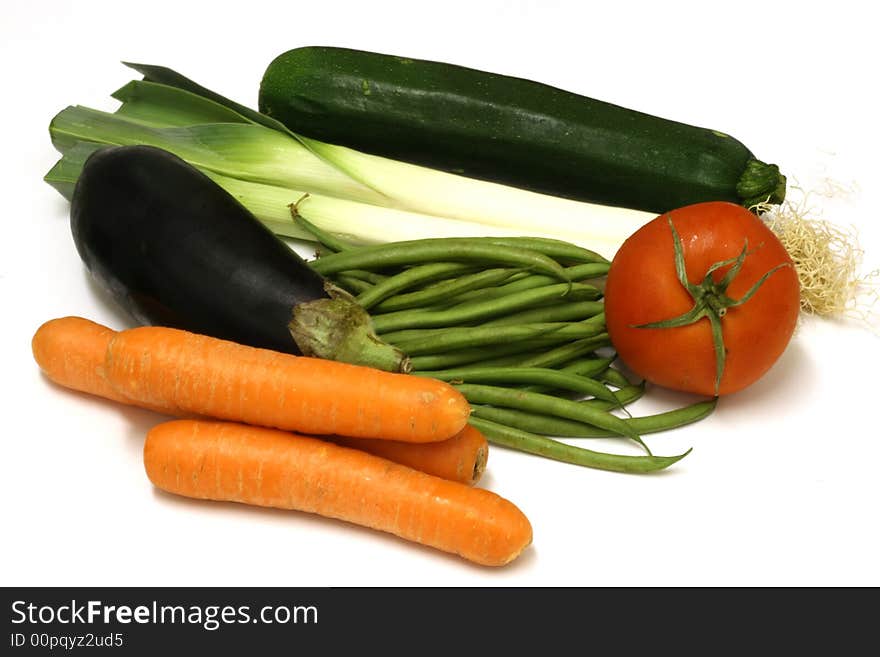 Display Of Vegetables