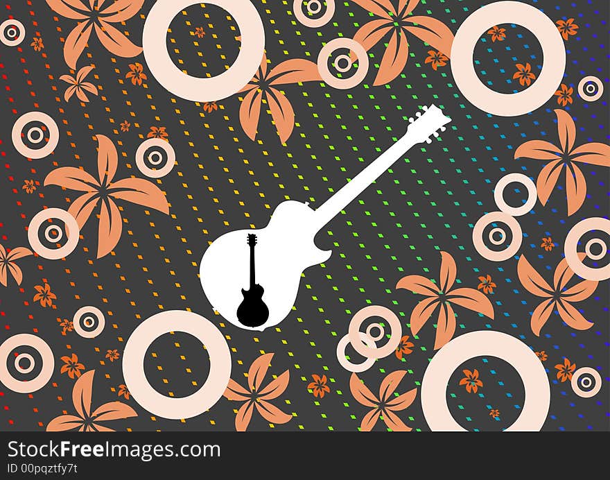 Abstract music background. Vector illustration for using in different ways. Abstract music background. Vector illustration for using in different ways