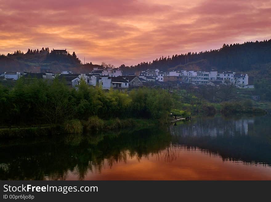 Afterglow in Wuyuan