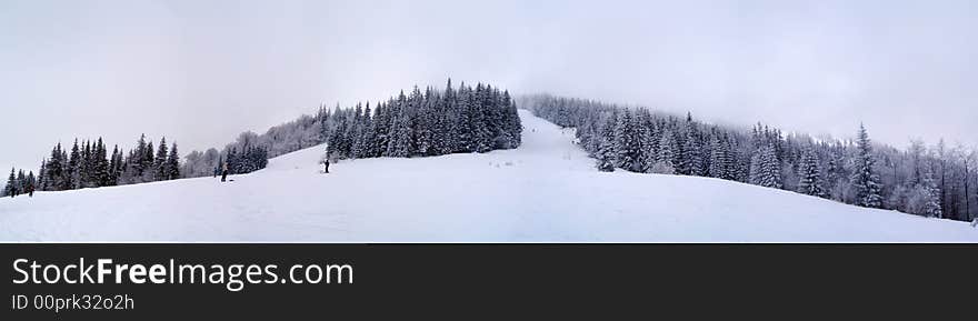 Winter in Carpathian Mountains