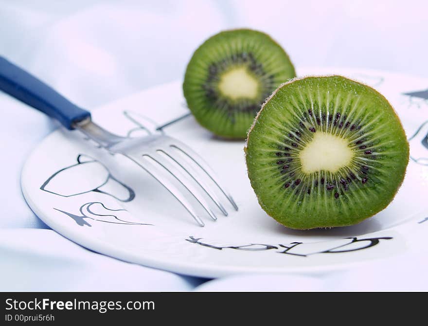 Kiwis On A Plate