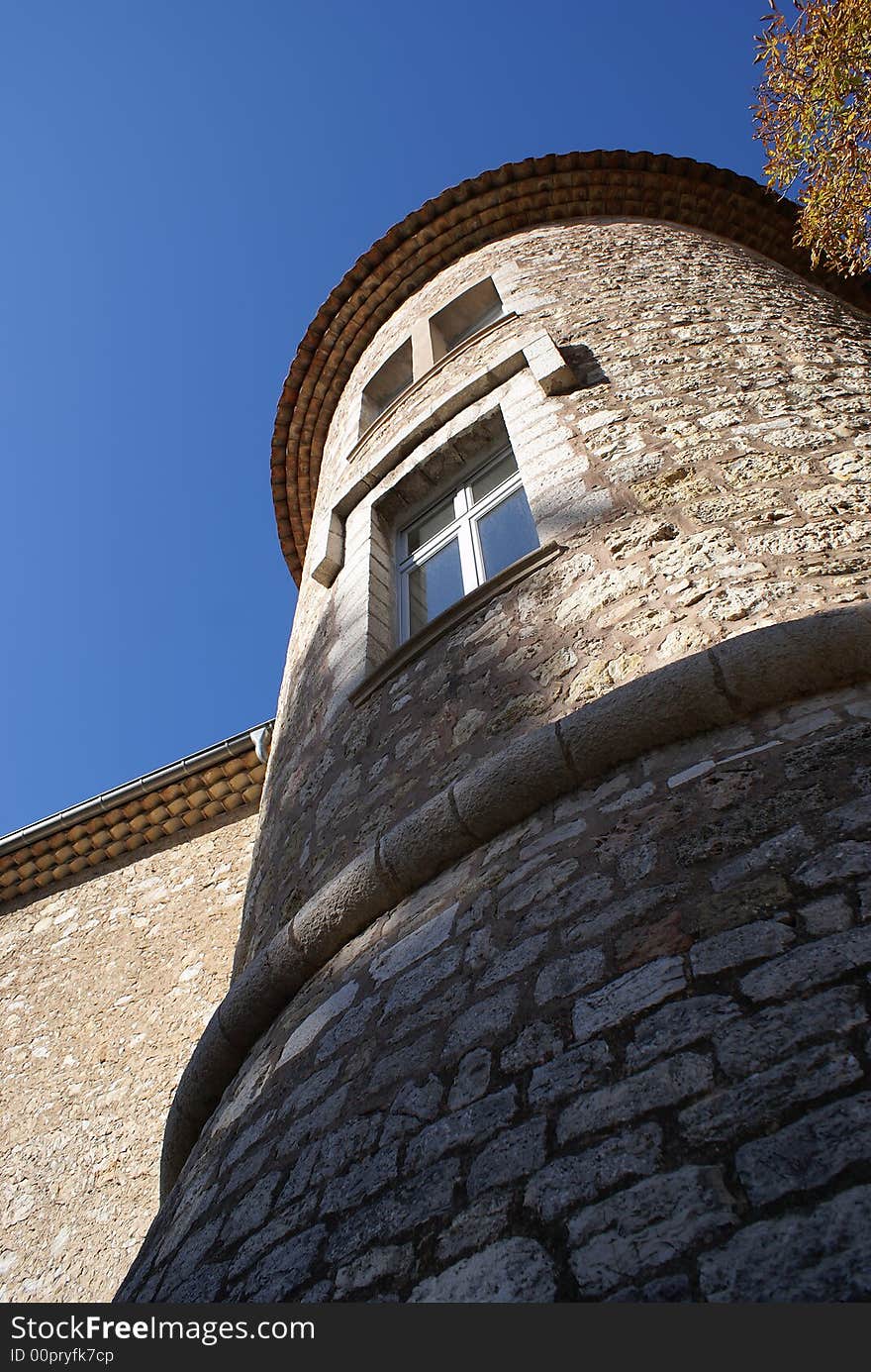 Castle (Tower) in the village of Mouans-Sartoux located in French Riviera