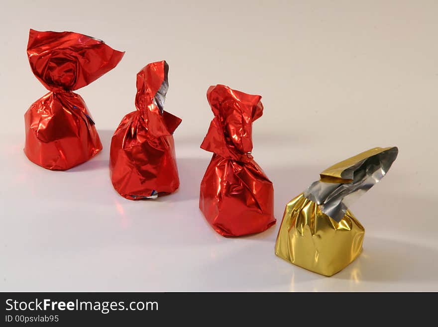 Some chocolate isolated on a background. Some chocolate isolated on a background