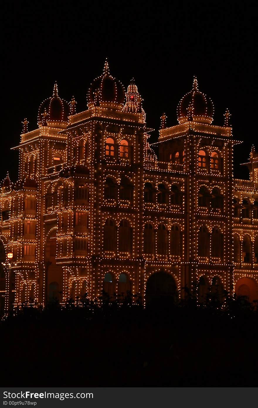 Mysore Palace In Dark-IV