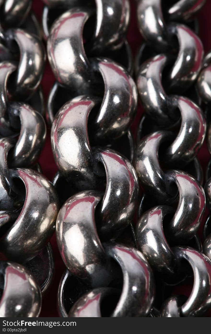 Metal art background from chain. Metal art background from chain