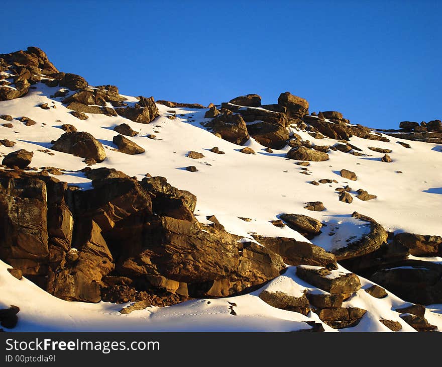 Rugged Mountain Side