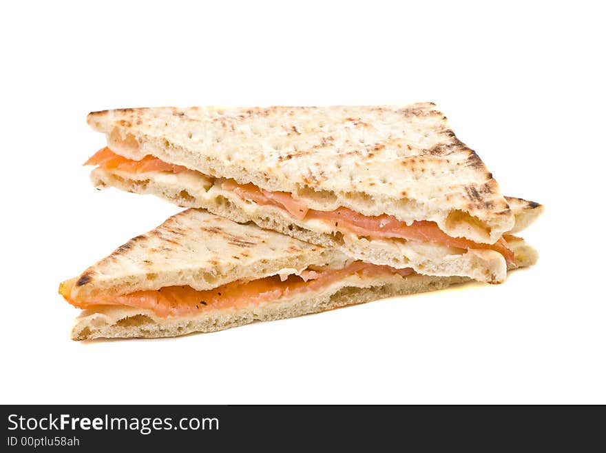 Salmon sandwich