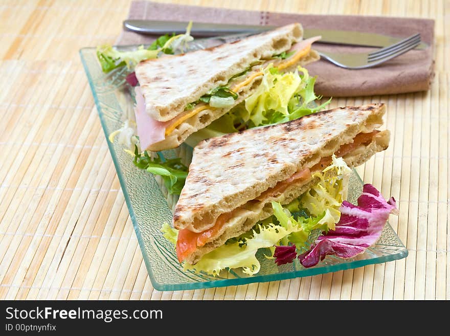 Vegetables sandwich