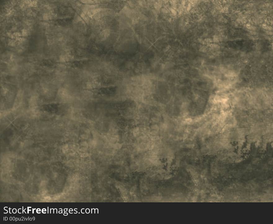 Grunge texture with dark green and yellow colours.