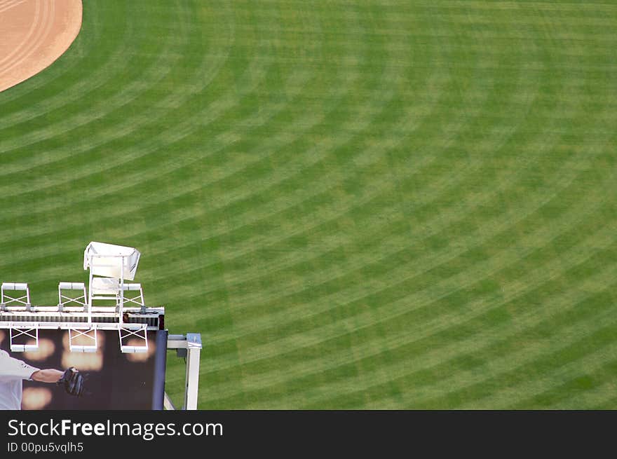 View of Petco Park Stadium Outfield during the day - San Diego