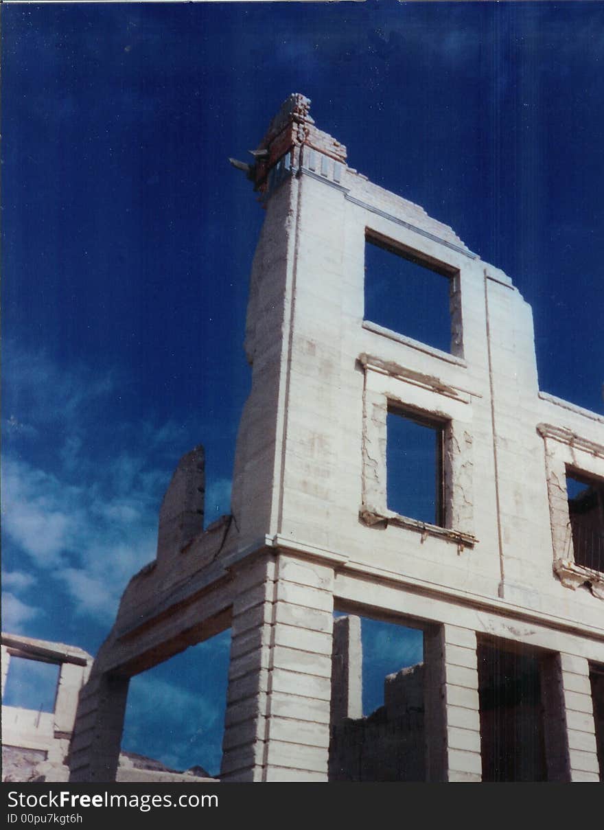 Nevada Ghost Town Ruins