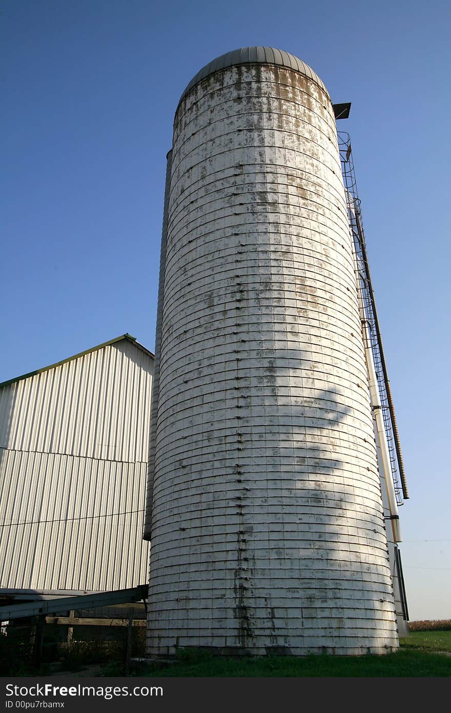 REd Barn And Silo