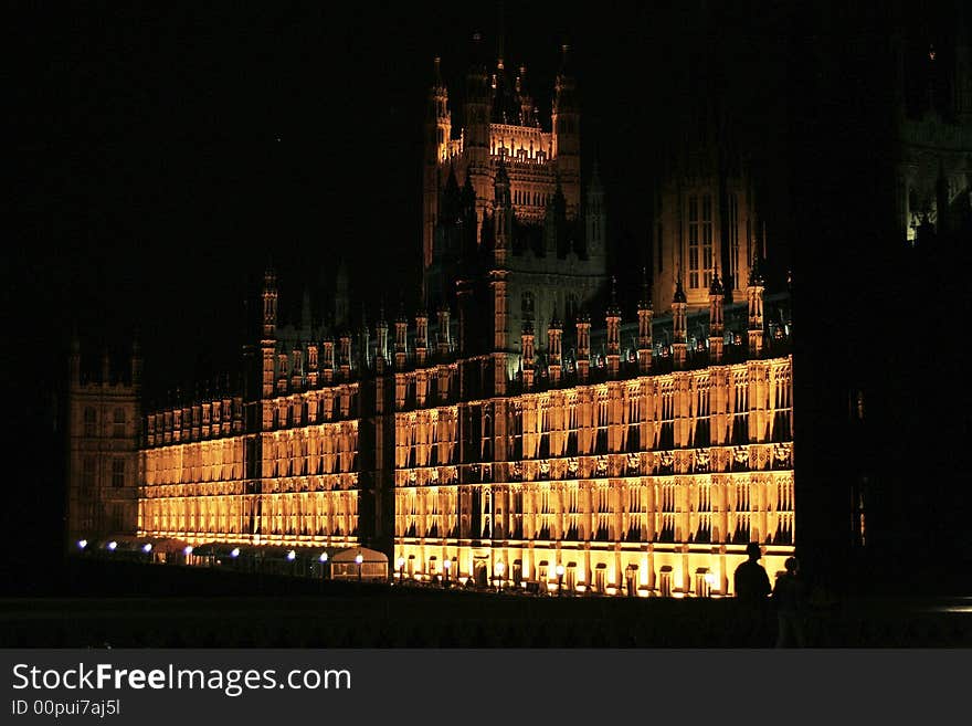 Hall of Westminster. Night Life, London