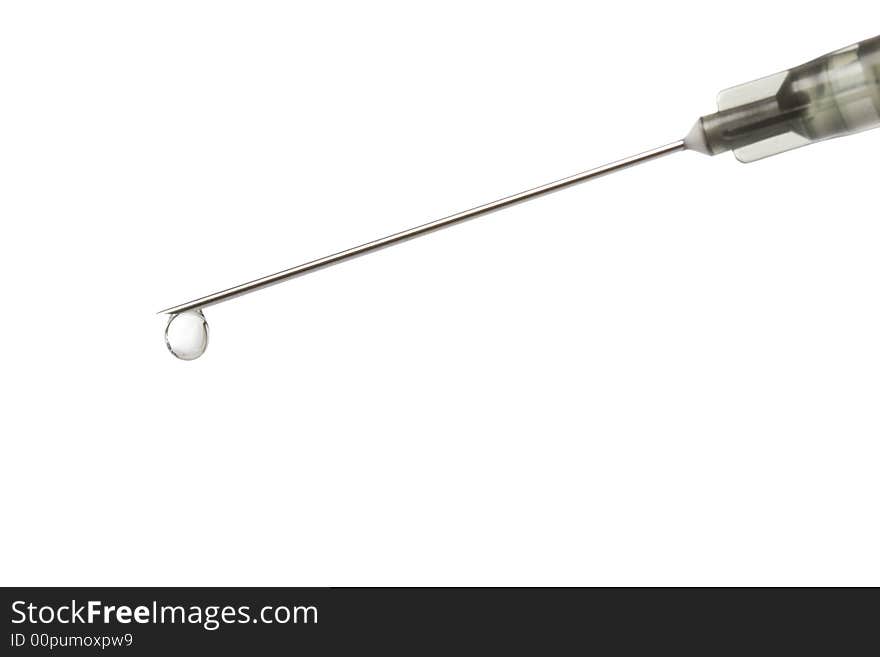 Syringe Needle With Drop