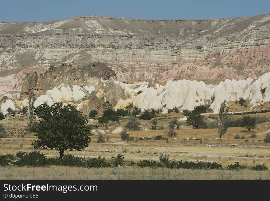 Geomorphologic forms in capadoccia, Turkey. Geomorphologic forms in capadoccia, Turkey.