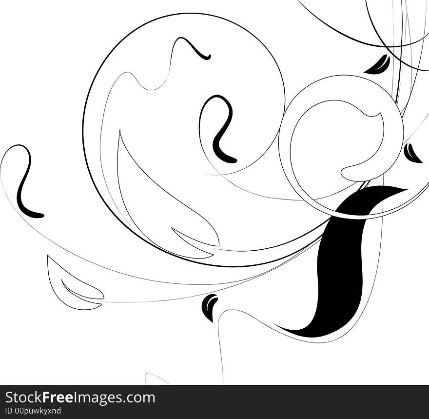 Abstract  background. A vector format is added. Suits well for a postcard or background