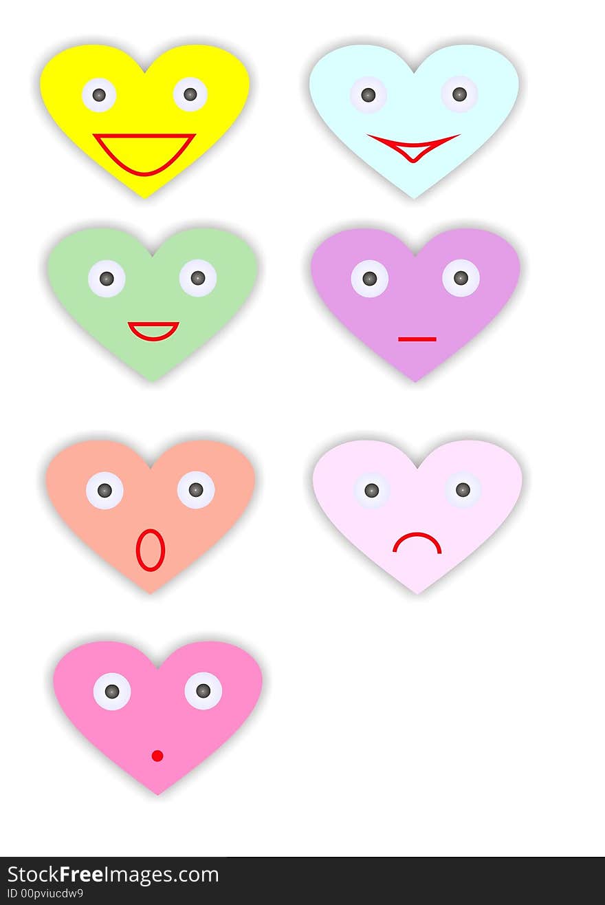 Smiley-hearts