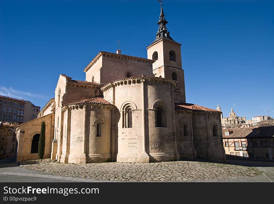 Small church in the historical Spanish city of Segovia. Small church in the historical Spanish city of Segovia