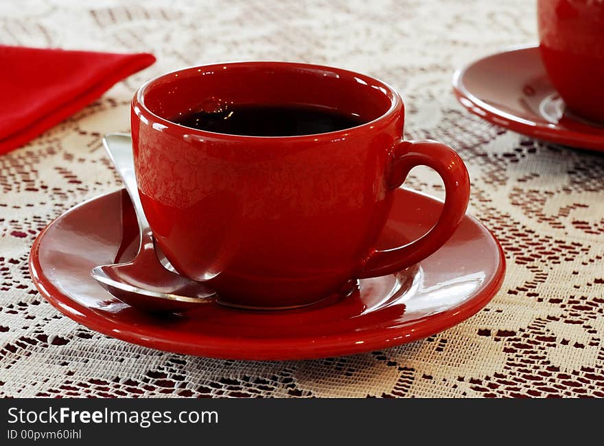 Red Coffee Cups