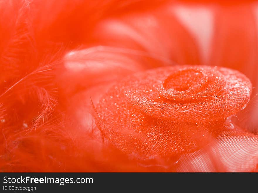 Red decorative rose macro background