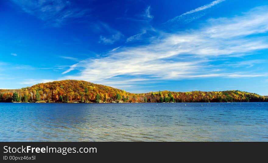 Autumn lake