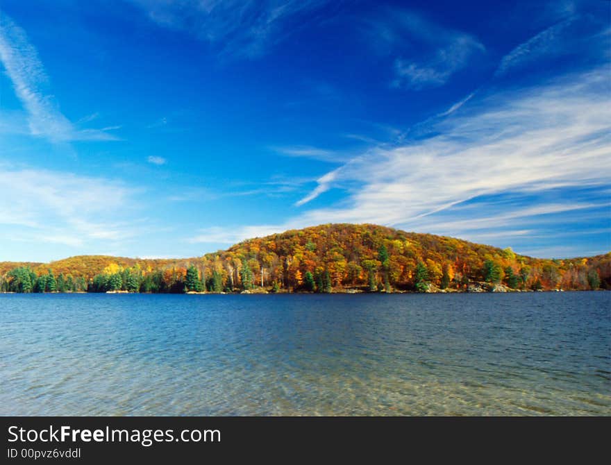 Autumn lake